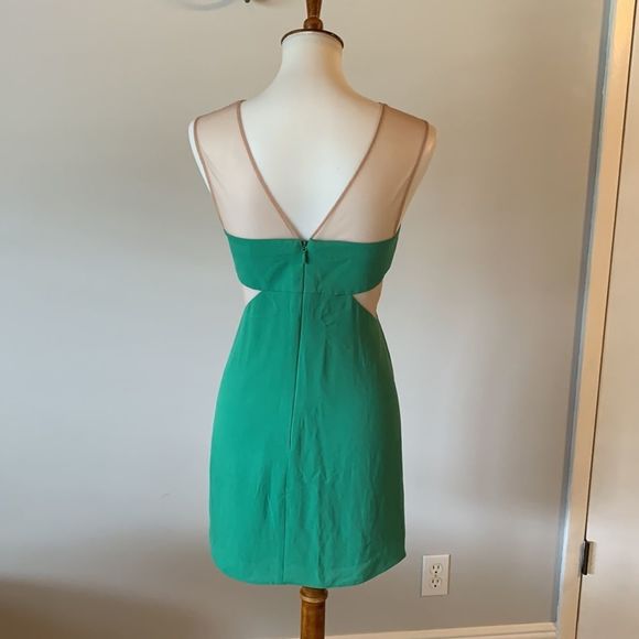 BCBGMaxAzria Green Mini Dress - Picture 4 of 5